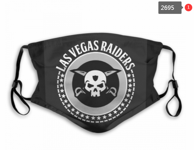 NFL Oakland Raiders #10 Dust mask with filter->nfl dust mask->Sports Accessory